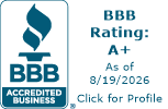BBB accredited business rating badge